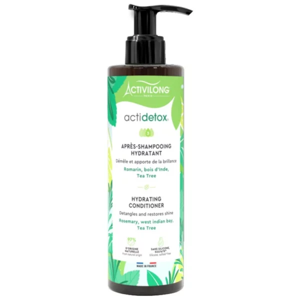 Après-shampoing hydratant ACTIDETOX 250ml