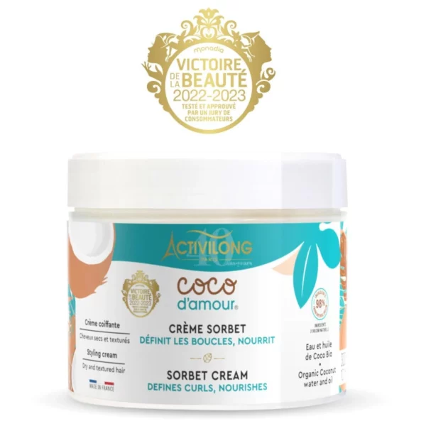 Crème sorbet définition boucles COCO D'AMOUR 300ml