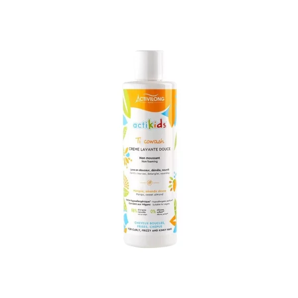 Ti Cowash Crème lavante douce MANGUE & AMANDE DOUCE 240ml (ACTIKIDS)