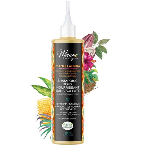 Shampoing doux sans sulfates MANGO AFRIKA