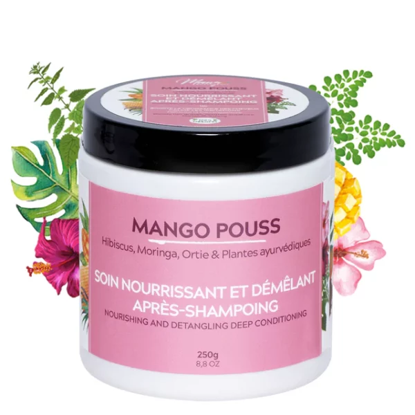 Soin nourrissant et démêlant après-shampoing - POUSS