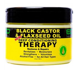 Gel coiffant pour bordures BLACK CASTOR & FLAXSEED 325ml