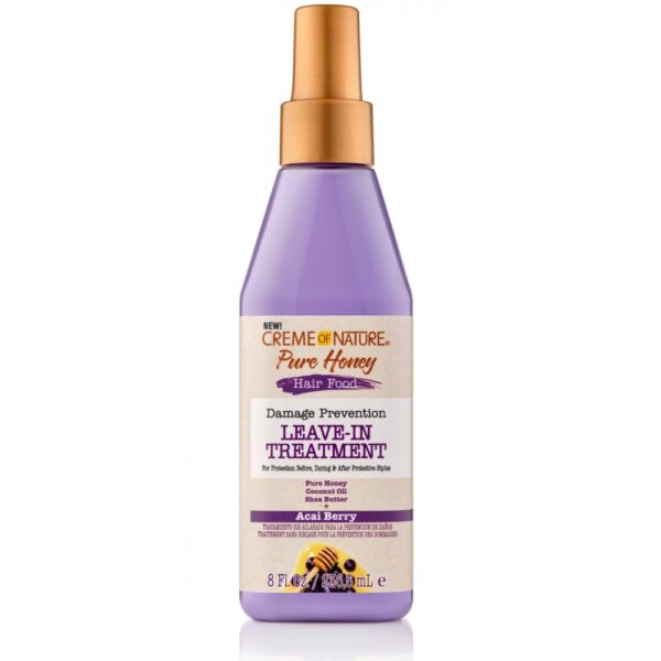 Leave-in sans rinçage protecteur PURE HONEY 236ml (Hair Food Acai Berry)