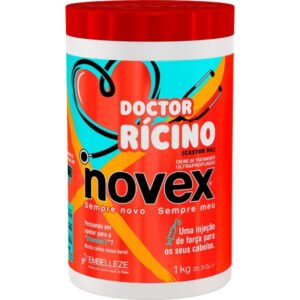 MASQUE DOCTOR RICINO À L'HUILE DE RICIN - 400G OU 1KG NOVEX EMBELLEZE