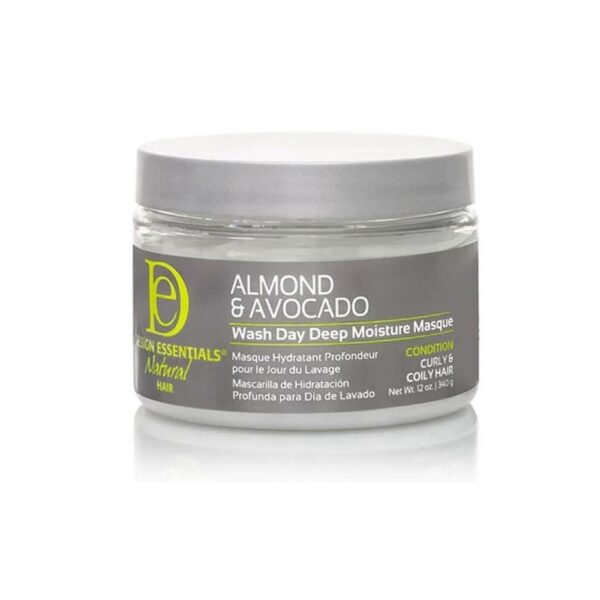 Masque hydratant pour boucles à l'Amande & Avocat 340g (wash day)