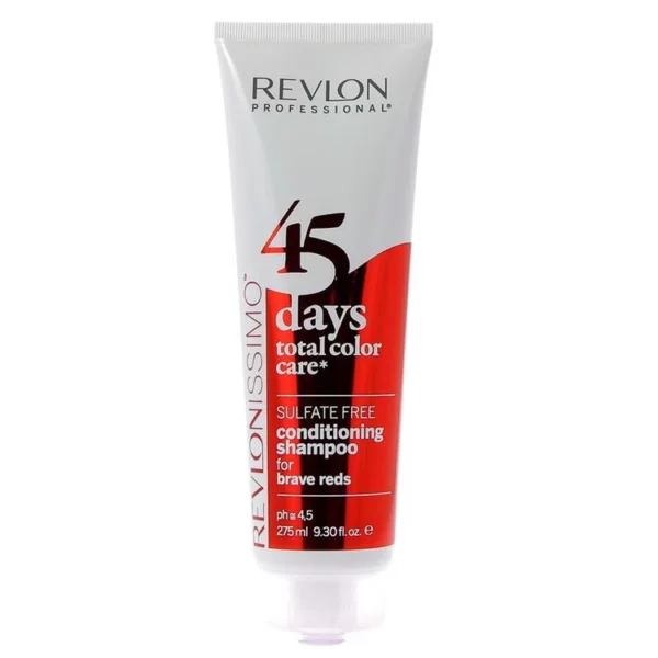 2 en 1 Shampooing et soin cheveux colorés 45 Days rouge dangerous reds