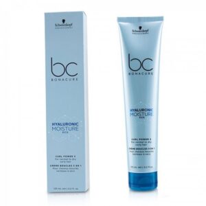 Creme Boucles 5en1 125ml Hyaluronic Moisture Kick BC Bonacure pour cheveux bouclés normaux à secs Schwarzkopf Professional