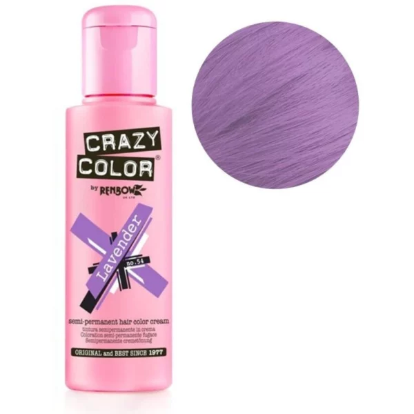 Coloration semi-permanente Lavender CRAZY COLOR 100ML