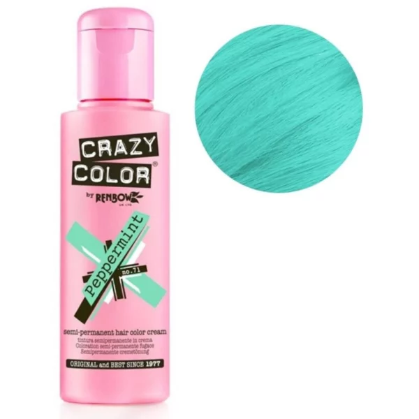 Coloration semi-permanente Peppermint CRAZY COLOR 100ML