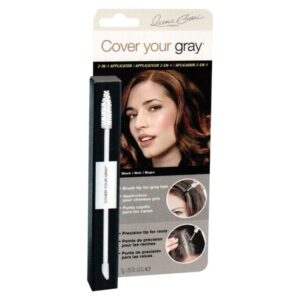 Mascara cheveux applicateur 2 en 1 Noir