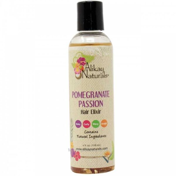 Huile Capillaire Nourrissante (POMEGRANATE PASSION HAIR ELIXIR ) - Alikay Natural