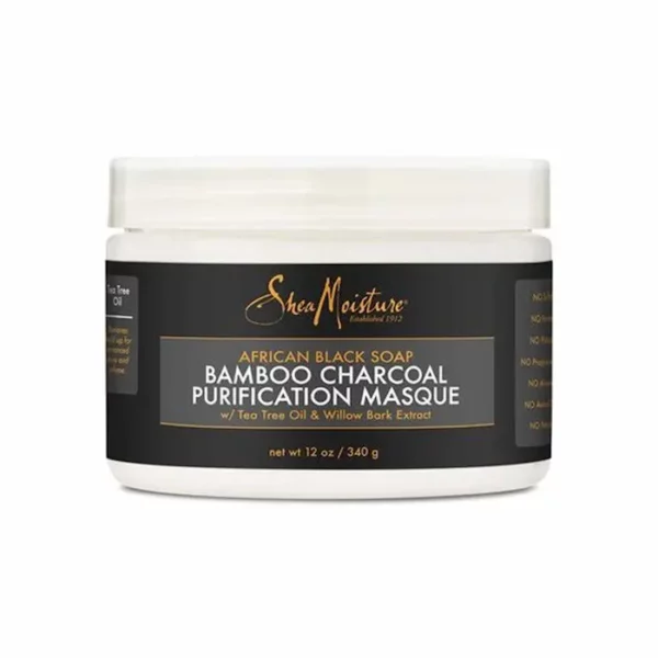 MASQUE PURIFIANT BLACK SOAP BAMBOO CHARCOAL PURIFICATION - SHEA MOISTURE
